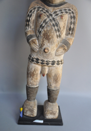Mega groot janus beeld van de IBO, Nigeria, ca 1970