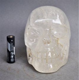 Grote skull van bergkristal, Nepal, 2e helft 20e eeuw