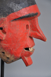 Authentiek gebruikt Fulace masker, BOZO, Mali , 1960 of wat ouder