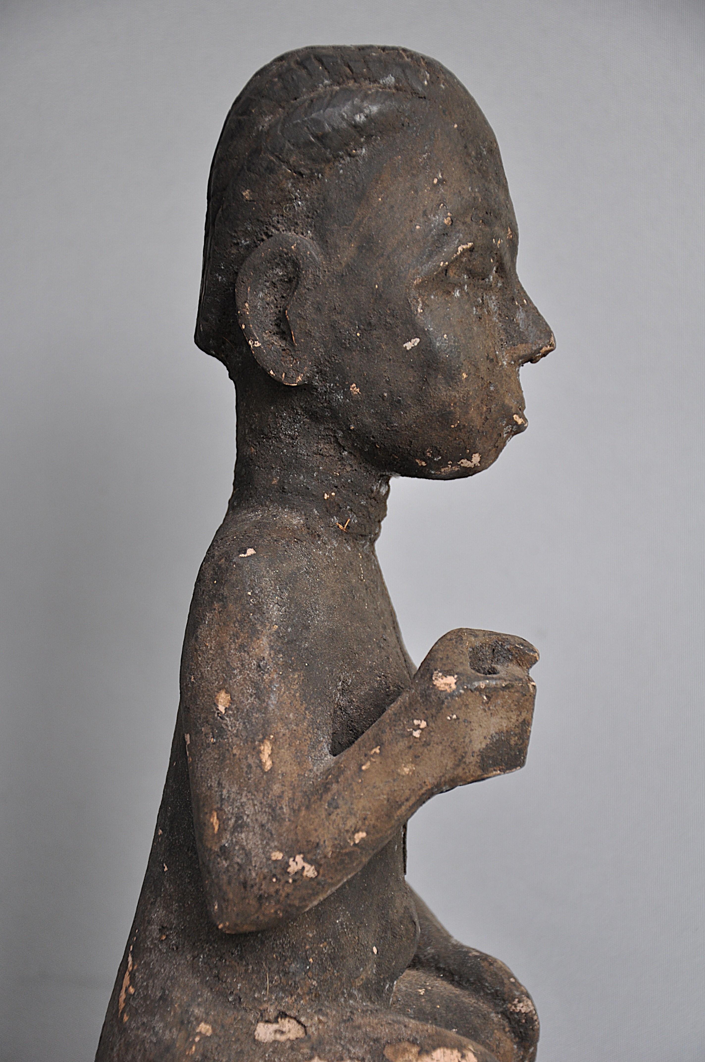 Vrouwelijk houten beeld, Akan, Ghana, ca 1960