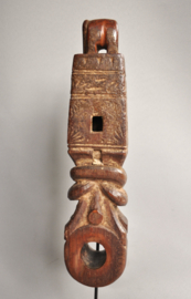 Antieke Nepalese ghurra met olifant & stupa