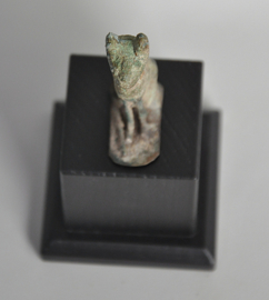 BASTET, bronzen beeldje, Egypte, 4e-6e eeuw n Chr