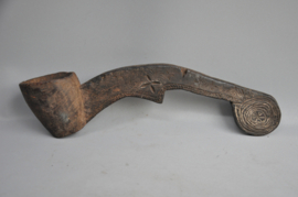 Very old carved yak butter spoon, Nepal, early 20th century