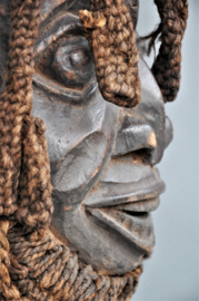 Expressive face mask, BAMILEKE, Cameroon, ca 1970