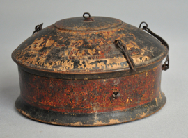 Very old jewelry box, Nepal, 19th century