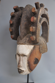 Mega large Igbo Afbogho Mmuo mask, Nigeria, ca 1970