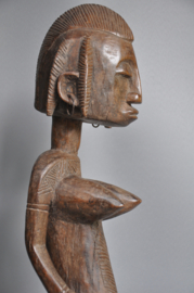Beautiful large female ancestor statue, BAMBARA, Mali, 1960-70
