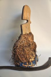 Rare Budja Mask (1940) & 19th-Century Ngulu Executioner's Sword