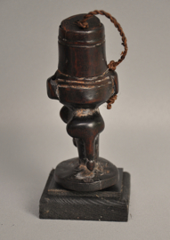 Rare! Old tobacco container, CHOKWE, DR Congo, 1900-1920