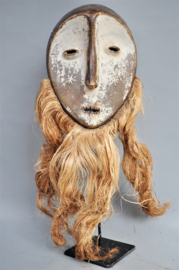 LEGA face mask, Bwami society, DR Congo, ca 1970