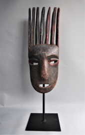 Tribally used NTOMO mask, Bambara, Mali, ca 1970