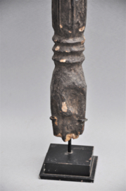 Ancient pointing stick "sulpa" of a shaman, Nepal, early 20th century