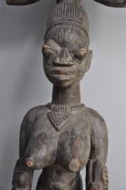 Very large statue of the deity Shango, Yoruba, Nigeria, 1970-80