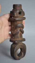 Old ghurra, churning stick conductor, Nepal, early 20th century