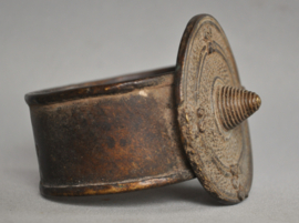 Zéér oude tribale bronzen armband vd GHAN, Burkina Faso, 1e helft 20e eeuw