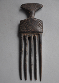 Older tribal hair comb from the Baule, Ivory Coast, ca 1960