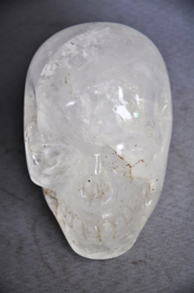 Grote skull van bergkristal, Nepal, 2e helft 20e eeuw