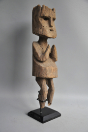 Very expressive Namaskara Mudra greeting statue, Nepal, mid 20th century