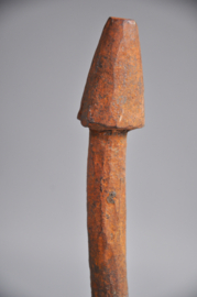 Oude fer noir ( ijzeren) fallus, FON, Benin, 1e helft 20e eeuw
