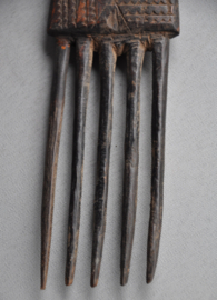 Older tribal hair comb from the Baule, Ivory Coast, ca 1960