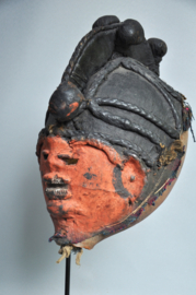 TOP! EKITI kalebas masker, Yoruba, Nigeria, midden 20e eeuw