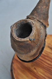 2 old tribal pipes, MOBA people, Northern Togo, mid-20th century