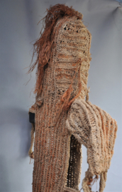 Museum stuk! JPEA pak van de ASMAT, Papoea Nieuw Guinea, 1920-1950