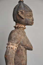 Yoruba Altaarbeeld - Nigeria-  Krachtige Vruchtbaarheidssymboliek- ca 1960