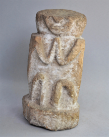 Very old rare stone Namaskara Mudra, Nepal, 19th century or earlier