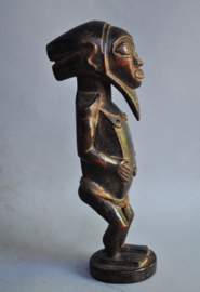 Stylistically refined ancestor statue, BEMBE, DR Congo, ca 1970