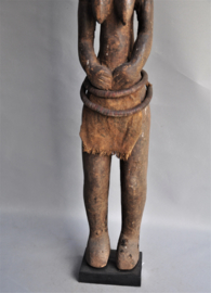 GREAT! Huge, tribally used MOSSI statue, Burkina Faso, approx. 1970