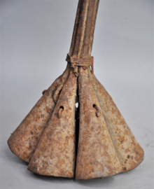 Iron tribal altar bells, FON, Benin, ca 1960