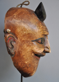 Cheerful festival mask, Nepal, late 20th century