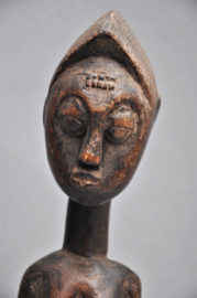 Older female statue of the BAULE, Ivory Coast, 1960-70