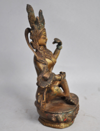 Refined medium-sized bronze TARA, Nepal, late 20th century