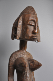Beautiful large female ancestor statue, BAMBARA, Mali, 1960-70
