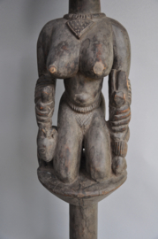 Very large statue of the deity Shango, Yoruba, Nigeria, 1970-80