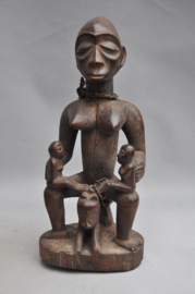 Older maternity statue of the LUBA, DR Congo, ca 1970