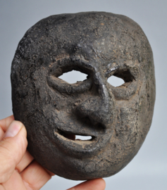 Zeldzaam! Klein jhakri/shamaan "ziektemasker" , Nepal, 1950-60