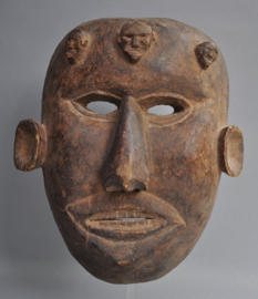 Striking festival mask, Nepal, ca 1970