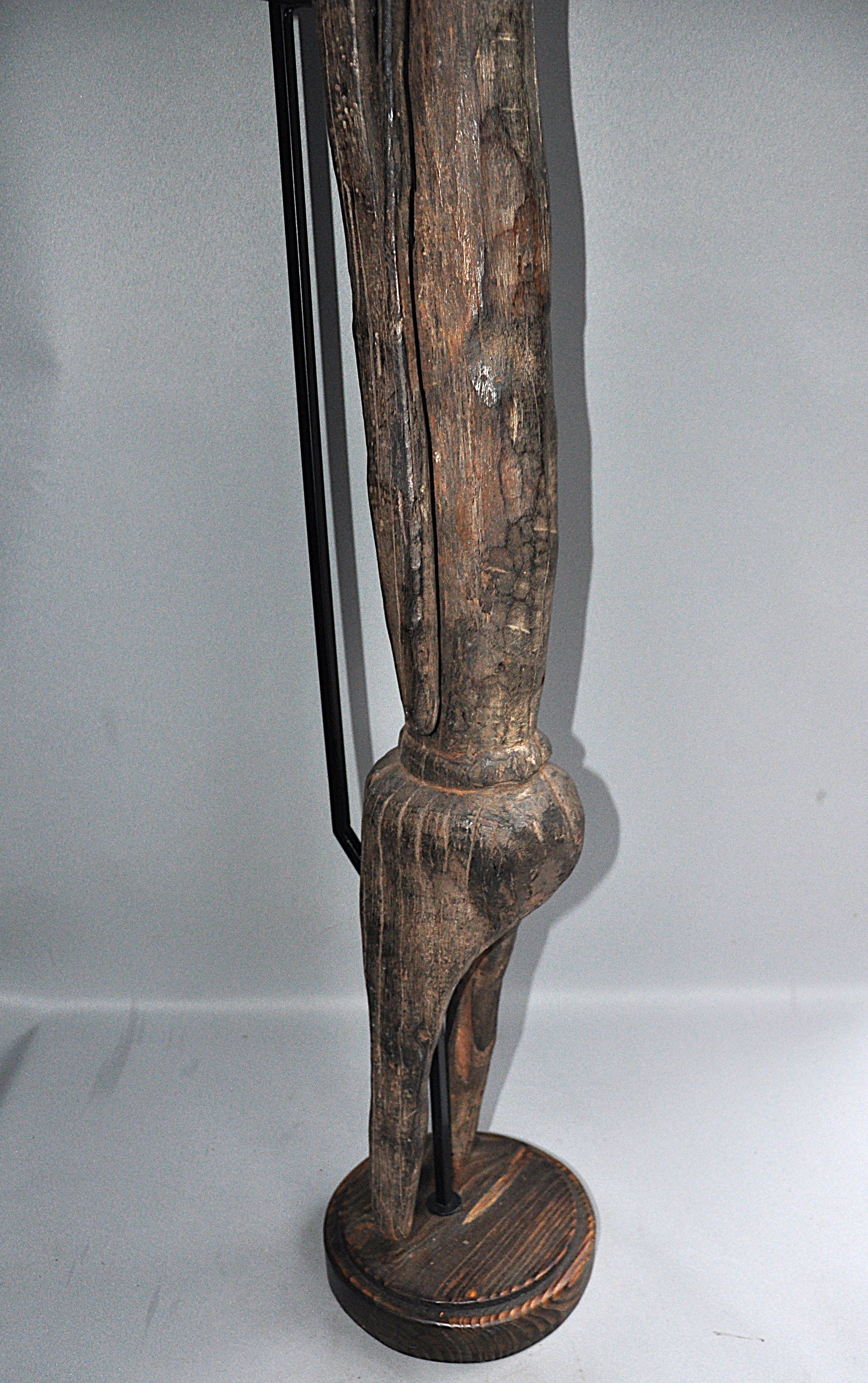 Moba Tchitcheri Beeld – Togo | Authentieke Afrikaanse Houten Sculptuur 98 cm