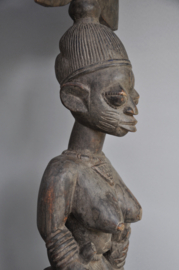 Very large statue of the deity Shango, Yoruba, Nigeria, 1970-80
