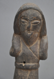 Older tribal female statue from the TERAI, Southern Nepal, 1960-70