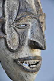 Tribally used face mask, IGBO, Nigeria, 1970-80