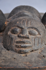Oud tribaal maskerade masker, YORUBA, Nigeria, 1950-60