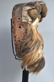 Oud oorlogsmasker, WOBE/GUERRE, Ivoorkust, 1900-1920