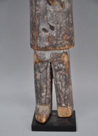 Old wooden tribal statue of a shaman, Nepal, mid 20th century