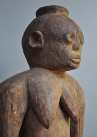 Large heavy female statue of the Montol/Afo from Nigeria, ca 1970