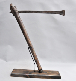 Zéér oude tribale prestige bijl, SENOUFO, Ivoorkust, 1890 - 1920
