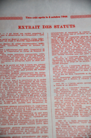 Aandeel uit de Congo "CONGOMANE", met coupons ( code 2)